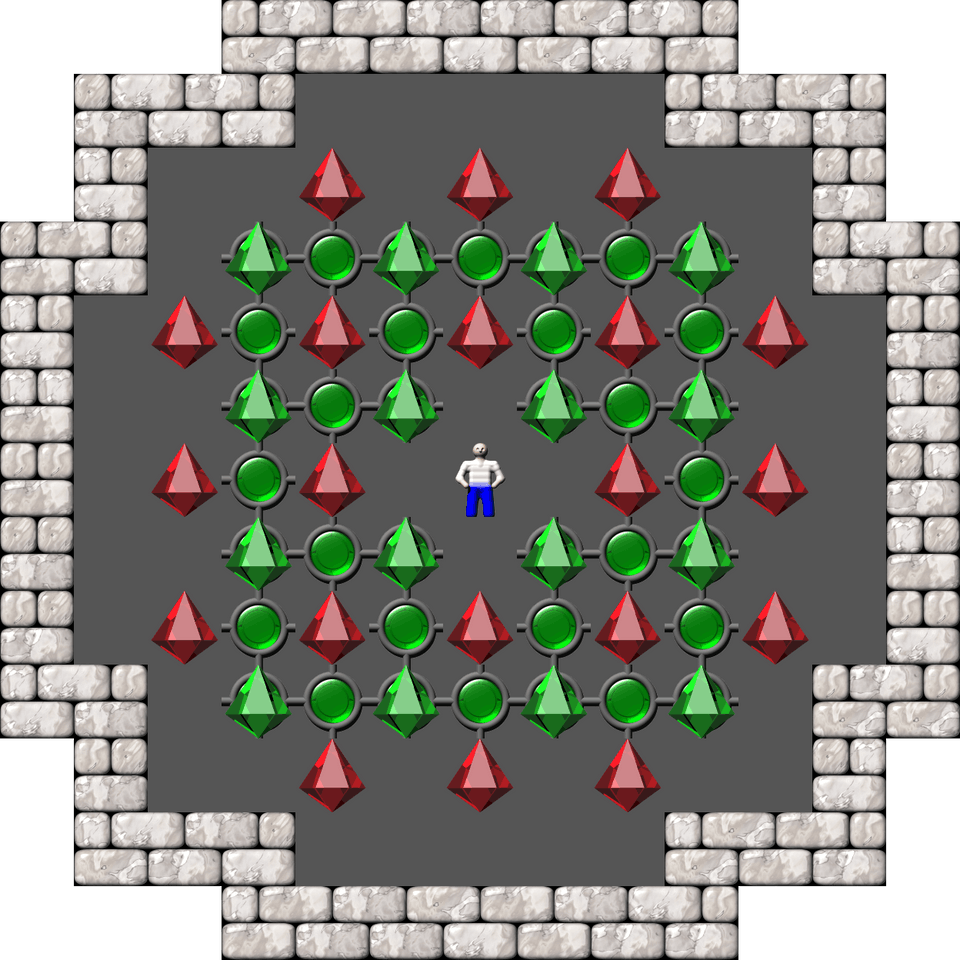 Sokoban Mass Remodel level 458